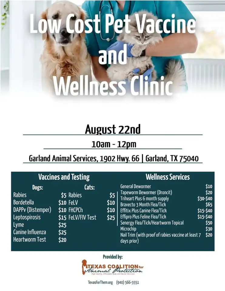 TCAP LOW-COSAT VACCINE EVENT