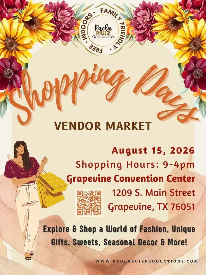 Shopping Days Vendor Market - Grapevine Convention Center