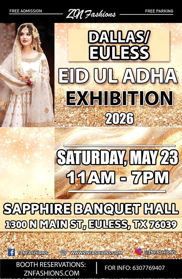 ZN Fashions Dallas/Euless Eid Ul Adha Exhibition