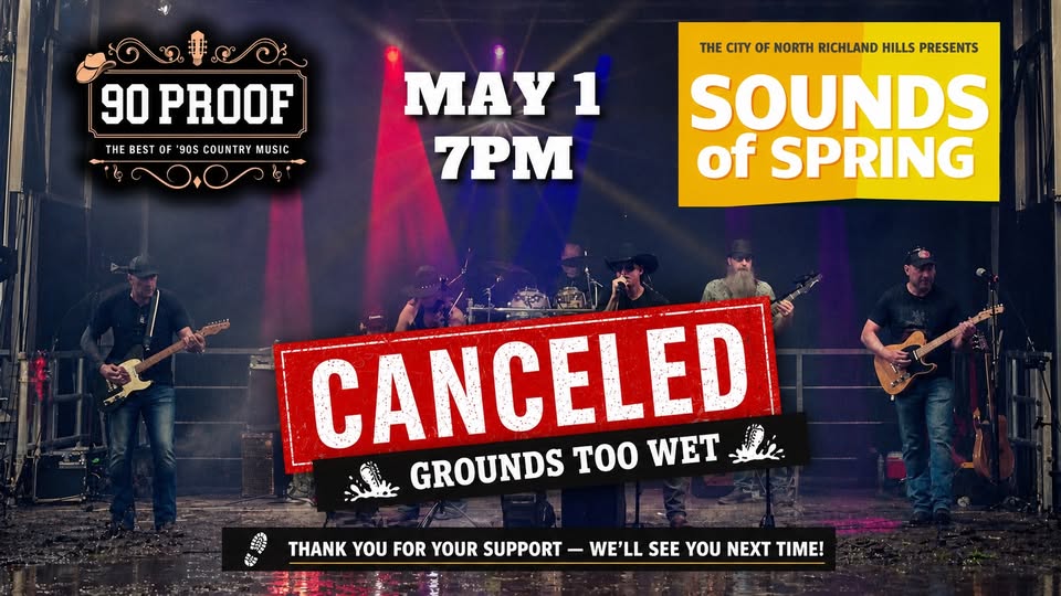 CANCELED: 90 PROOF Country @ Sounds of Spring Concert