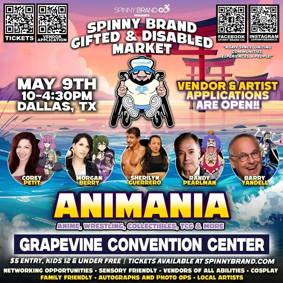 May Animania Spinny Brand Gifted & Disabled Market