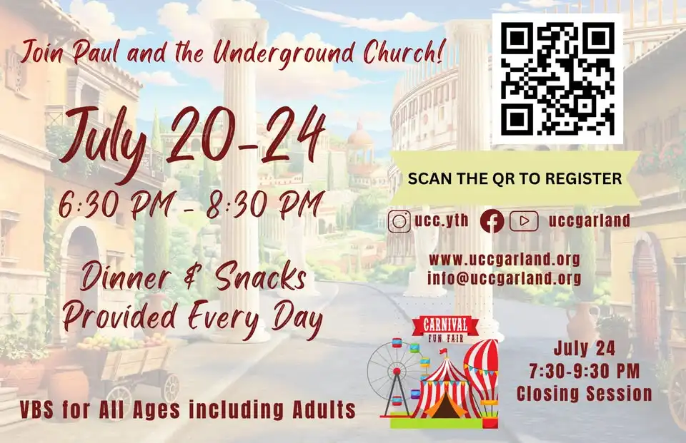 VBS 2026 @ UCC Garland