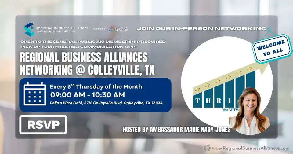 RBA “Thrive” Networking – Colleyville (3rd Tuesday of the Month)