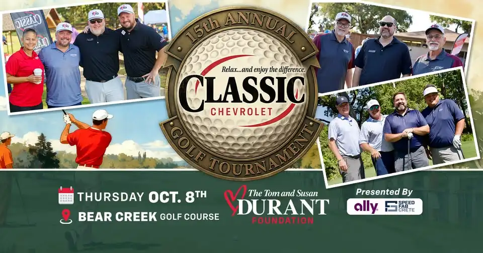 15th Annual Classic Chevrolet Charity Golf Tournament presented by Ally Financial & Speed Fab Crete