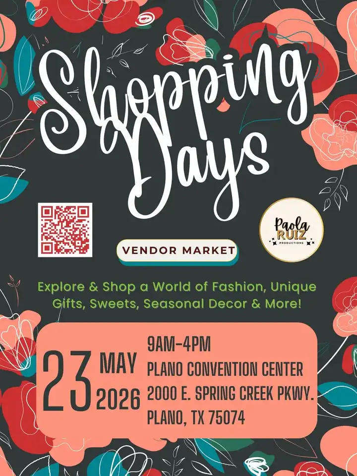 Shopping Days Vendor Market - Spring Edition in Plano, TX