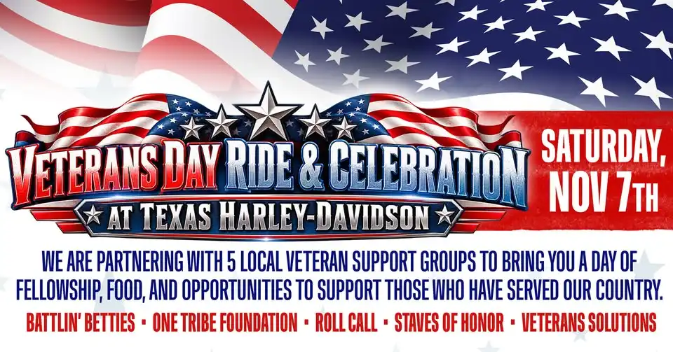 Veterans Day Event at Texas Harley-