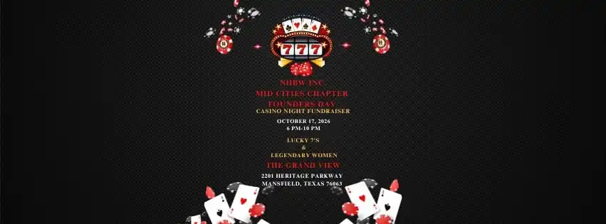 NHBW Mid Cities Founders Day: Casino Night Fundraiser