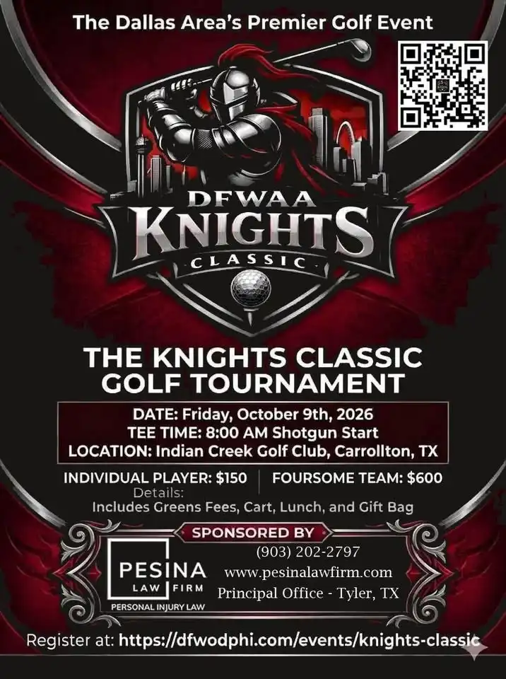 The Knights Classic Golf Tournament Sponsored by Pesina Law Firm