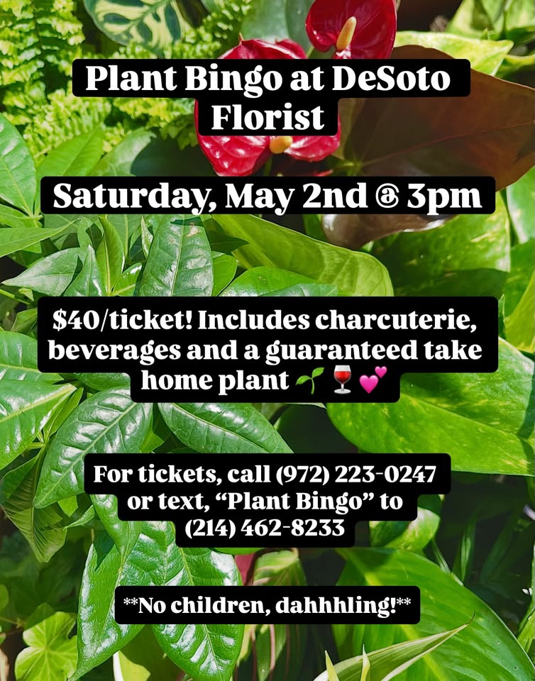 Plant Bingo at DeSoto Florist