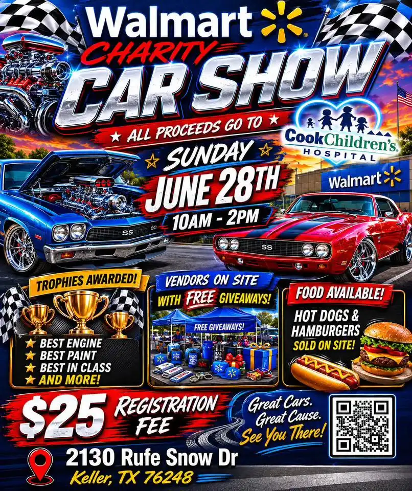 Cooks Children’s Charity Carshow