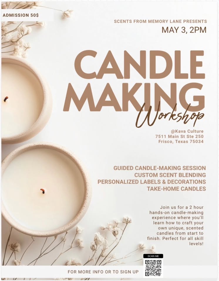 Candle Making Workshop