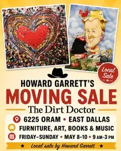 Howard Garrett Moving Sale