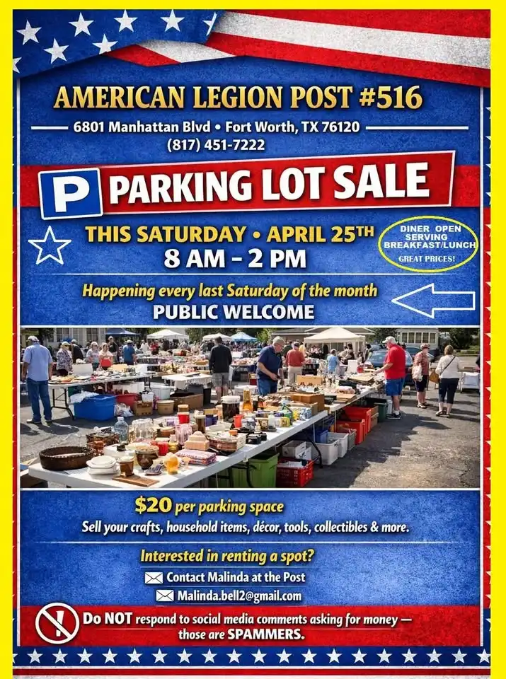 Parking Lot Sale