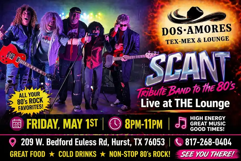 ROCK OUT with SCANT – Tribute to the 80’s!