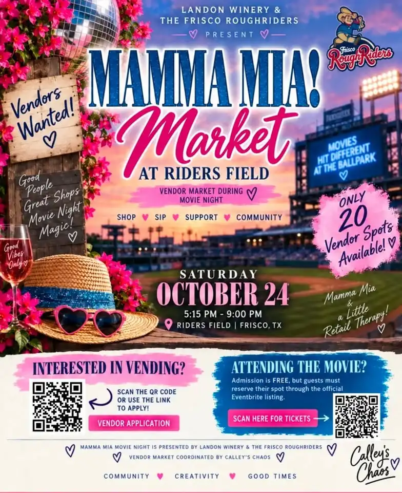 Mama Mia Market at Riders Field