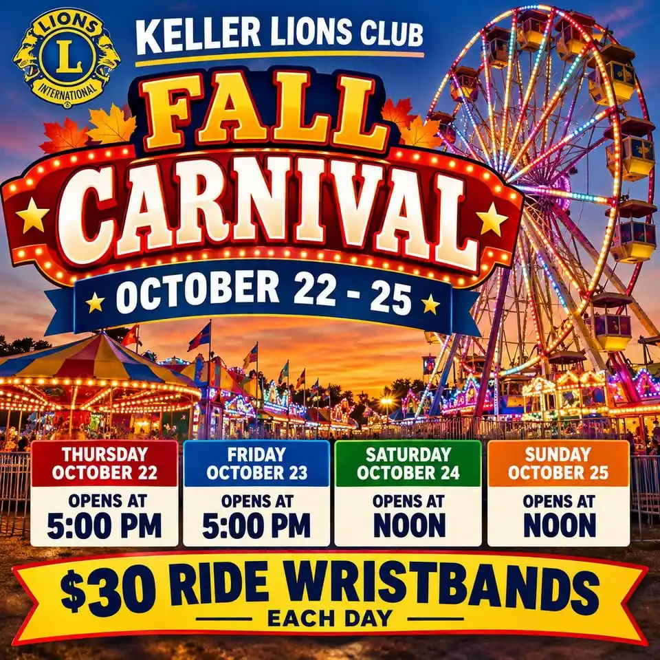 Keller Lions Club Fall Carnival 2026