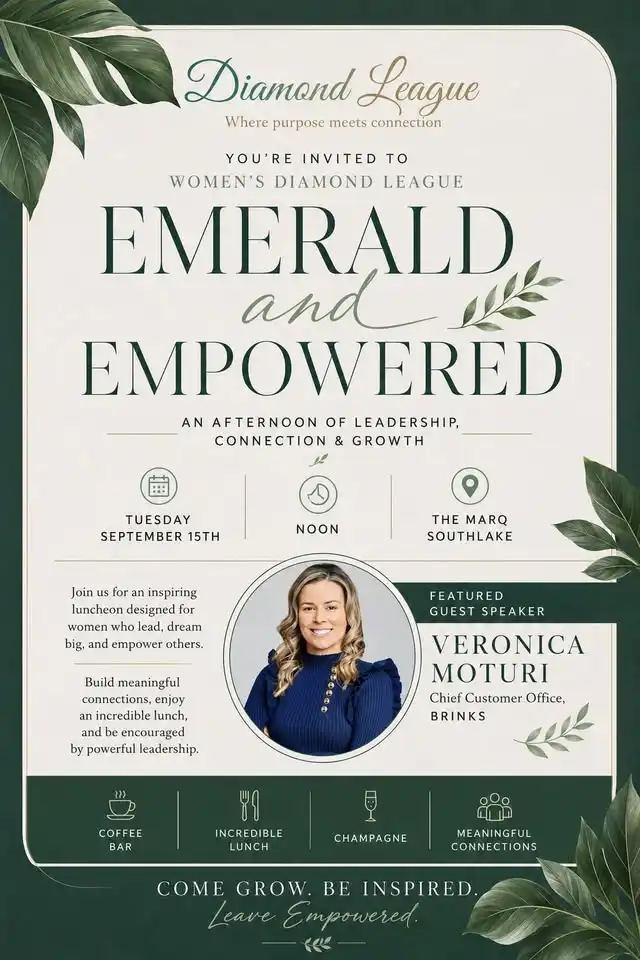 Emerald and Empowered Diamond League Luncheon featuring Veronica Moturi
