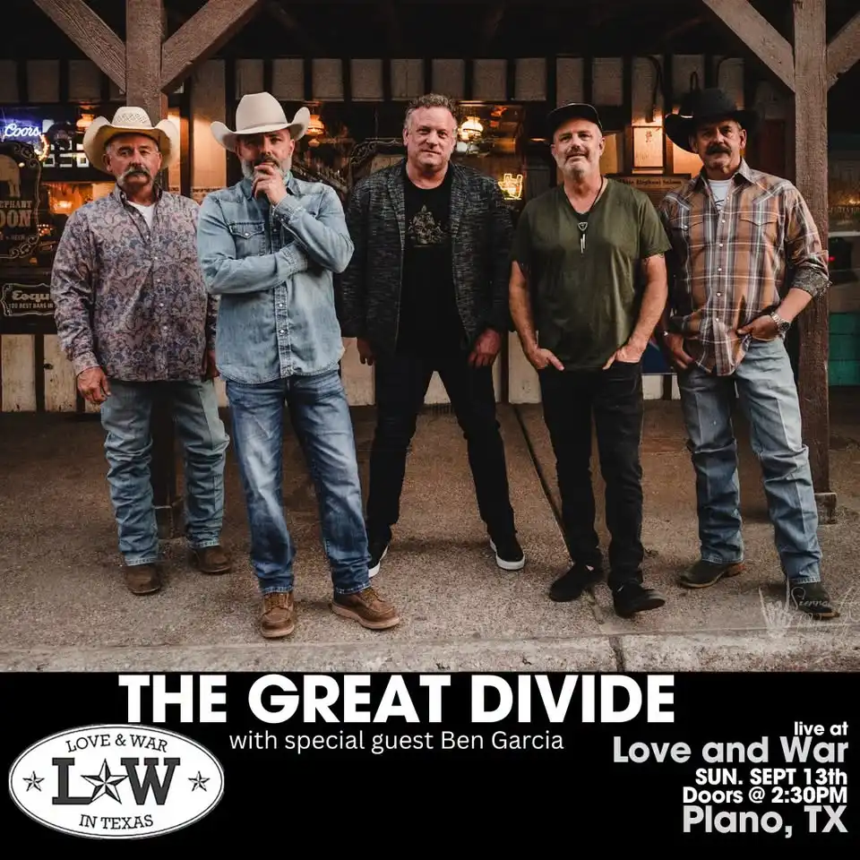 THE GREAT DIVIDE LIVE @ LOVE AND WAR - PLANO, TX