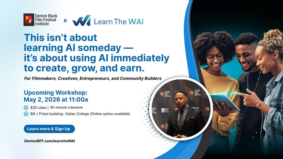 Intro to AI for Filmmakers & Creatives Workshop