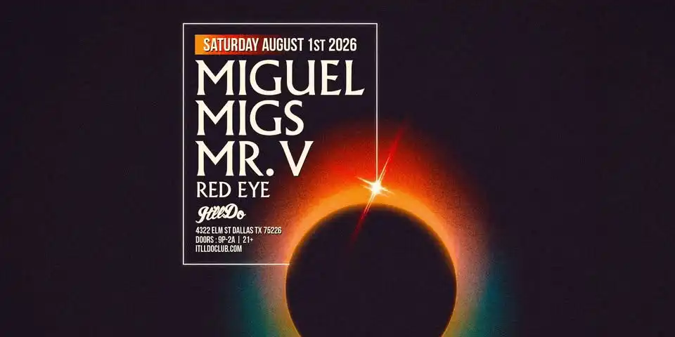 Miguel Migs + Mr. V at It'll Do Club