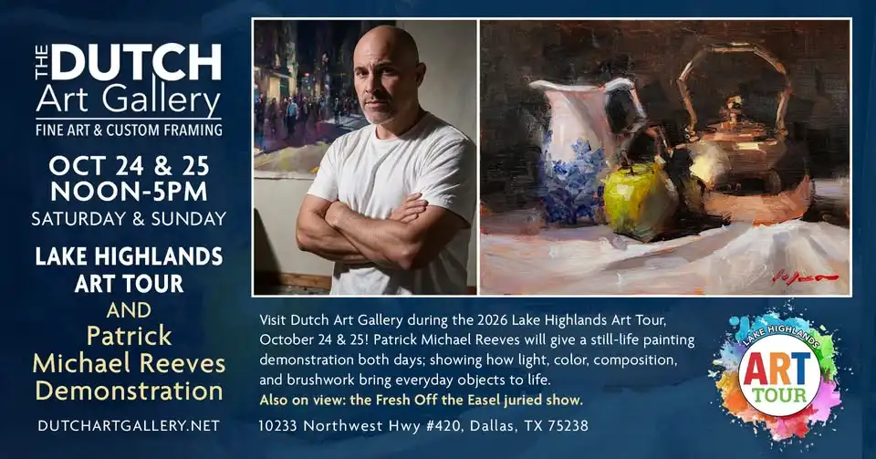 Lake Highlands Art Tour & Patrick Michael Reeves Demo