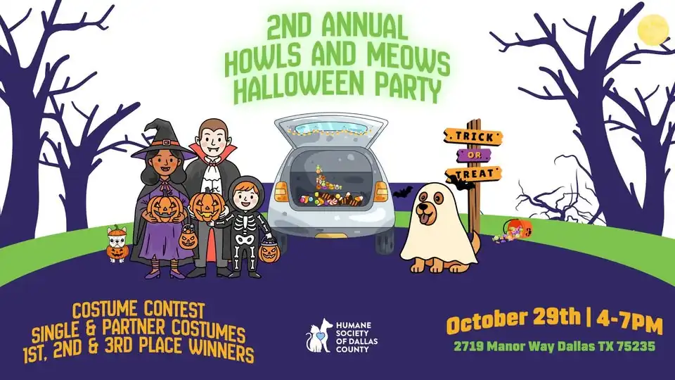 2nd Annual Howls and Meows Halloween Party