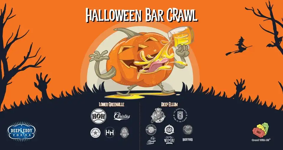 Dallas Halloween Bar Crawl 2026