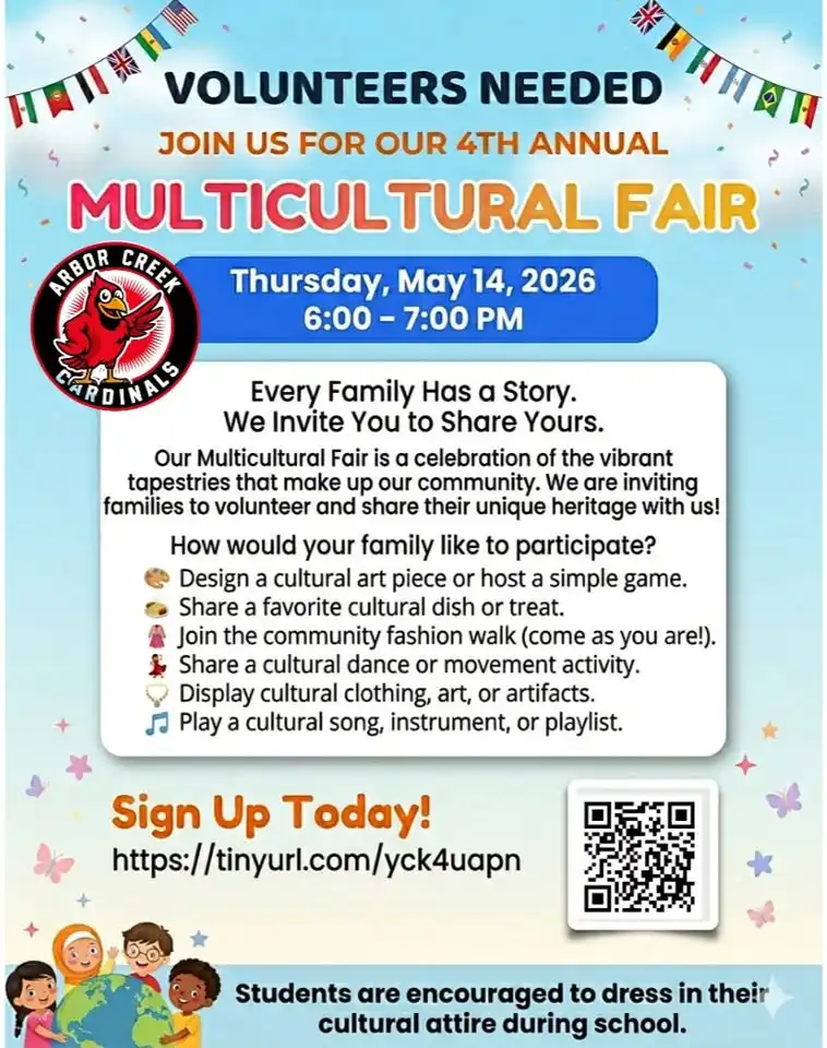 Multicultural Fair: Sign Up To Participate