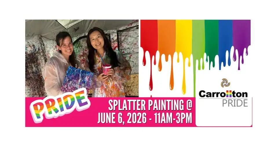 Splatter Painting @Carrollton Pride