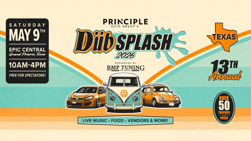 Principle Volkswagen's Dubsplash May 9th 2026