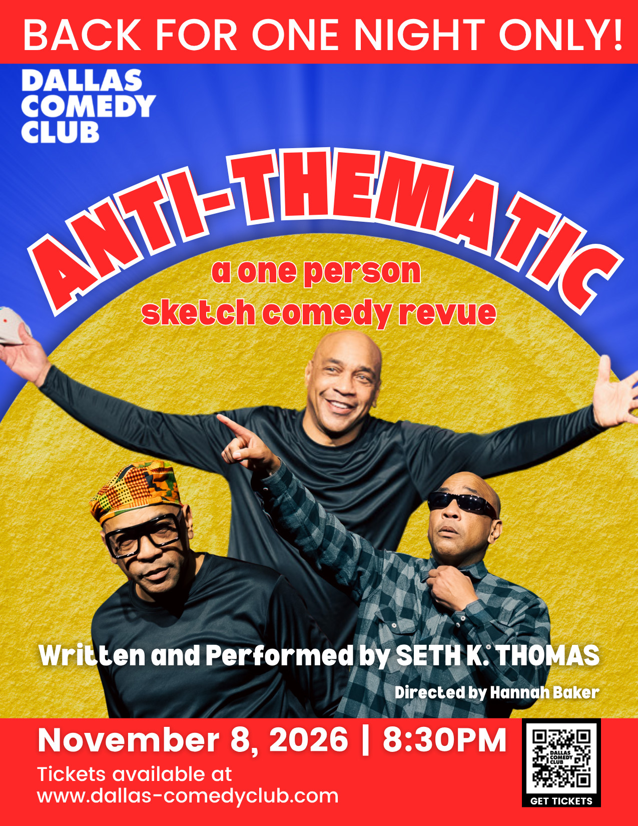 Anti-Thematic: a one person sketch comedy revue
