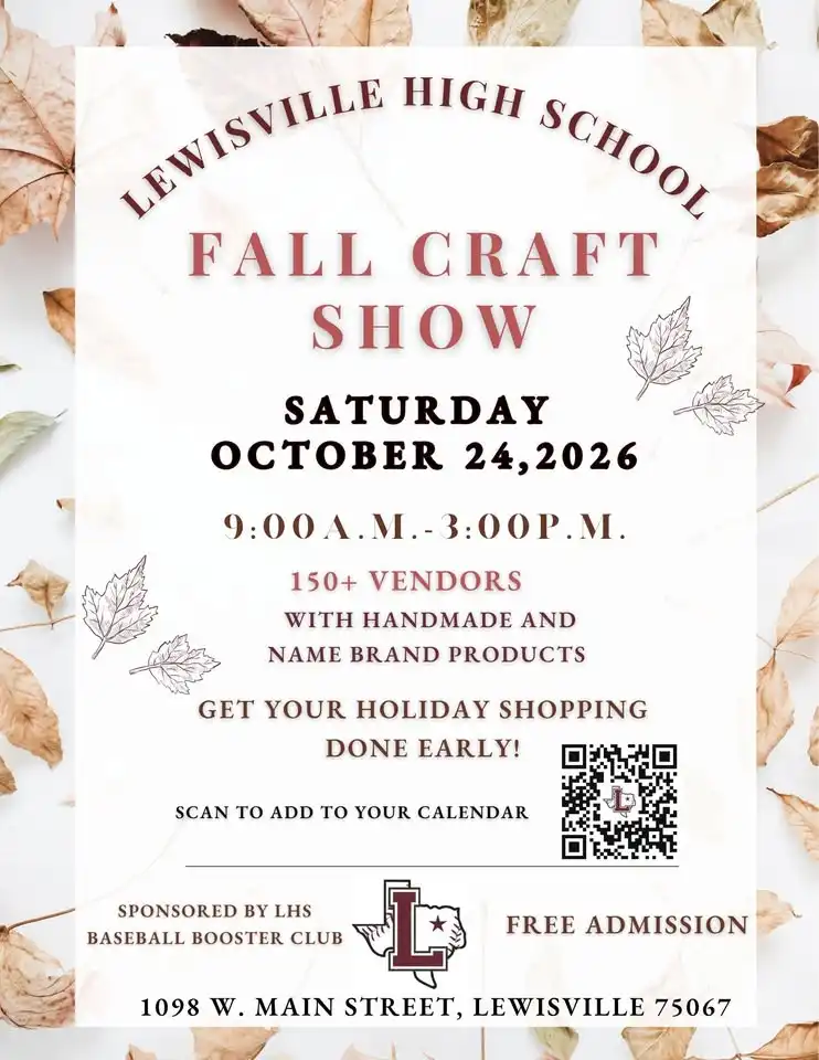 LHS Baseball Booster Fall Craft Show