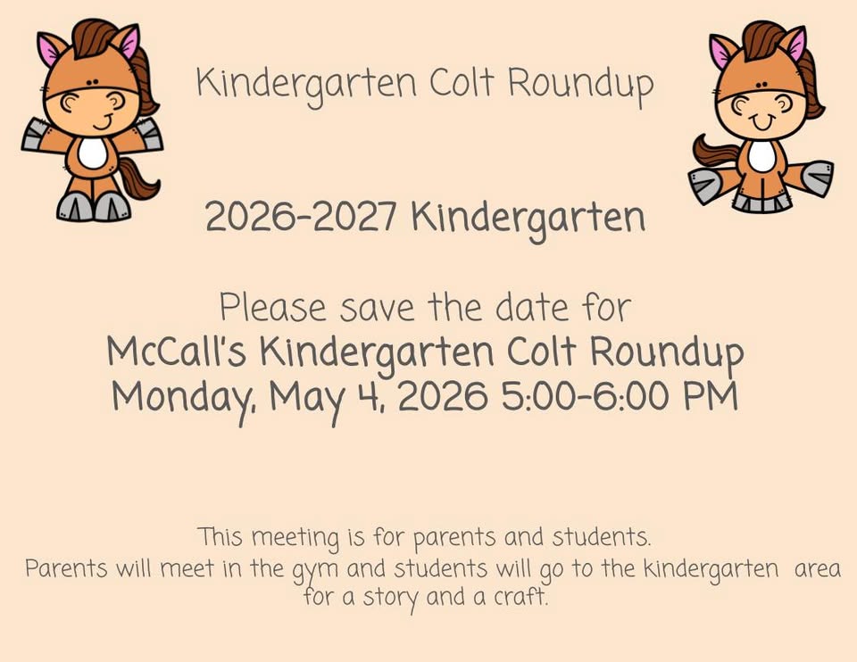 Kindergarten Colt Roundup
