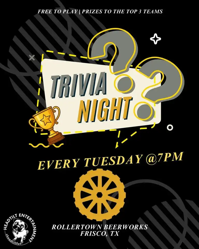 Trivia at Rollertown Beerworks - Frisco