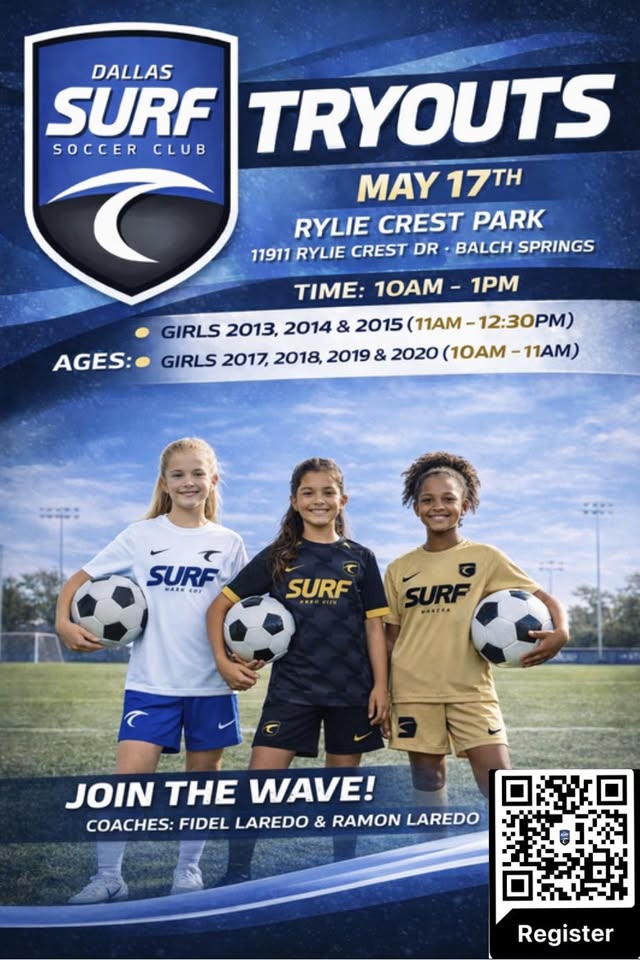 Dallas Surf East Tryouts