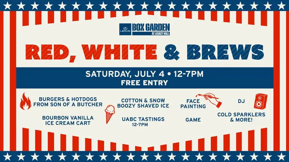 Red, White, & Brews | FREE 4th of July Celebration