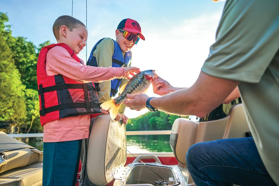 Kids Fish in our Catch-n-Release pond!