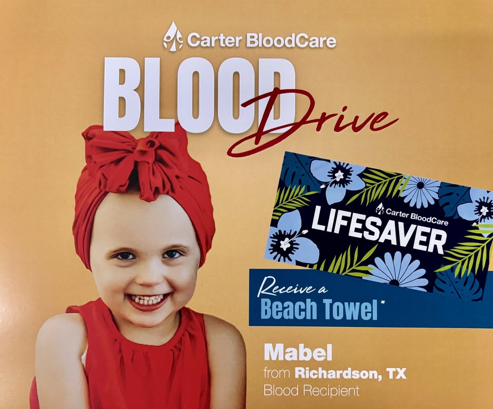 Carter BloodCare Blood Drive