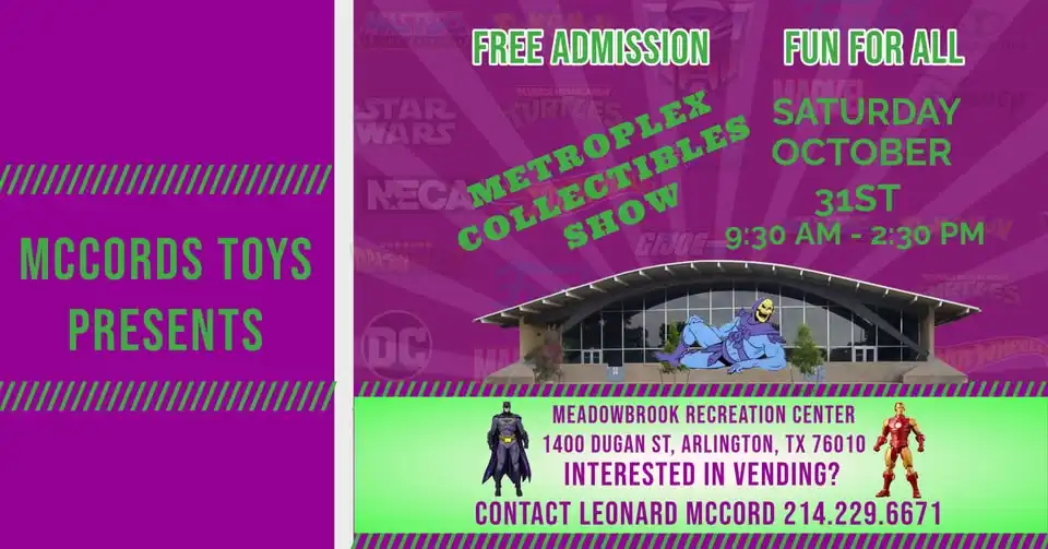 Metroplex Collectibles Show (SATURDAY, October 31st)