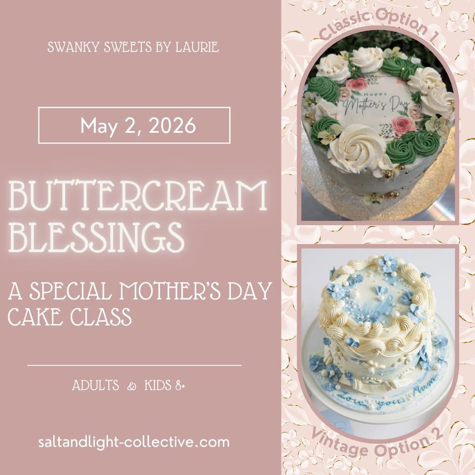 Buttercream Blessings Cake Class | Adults & Kids 8+