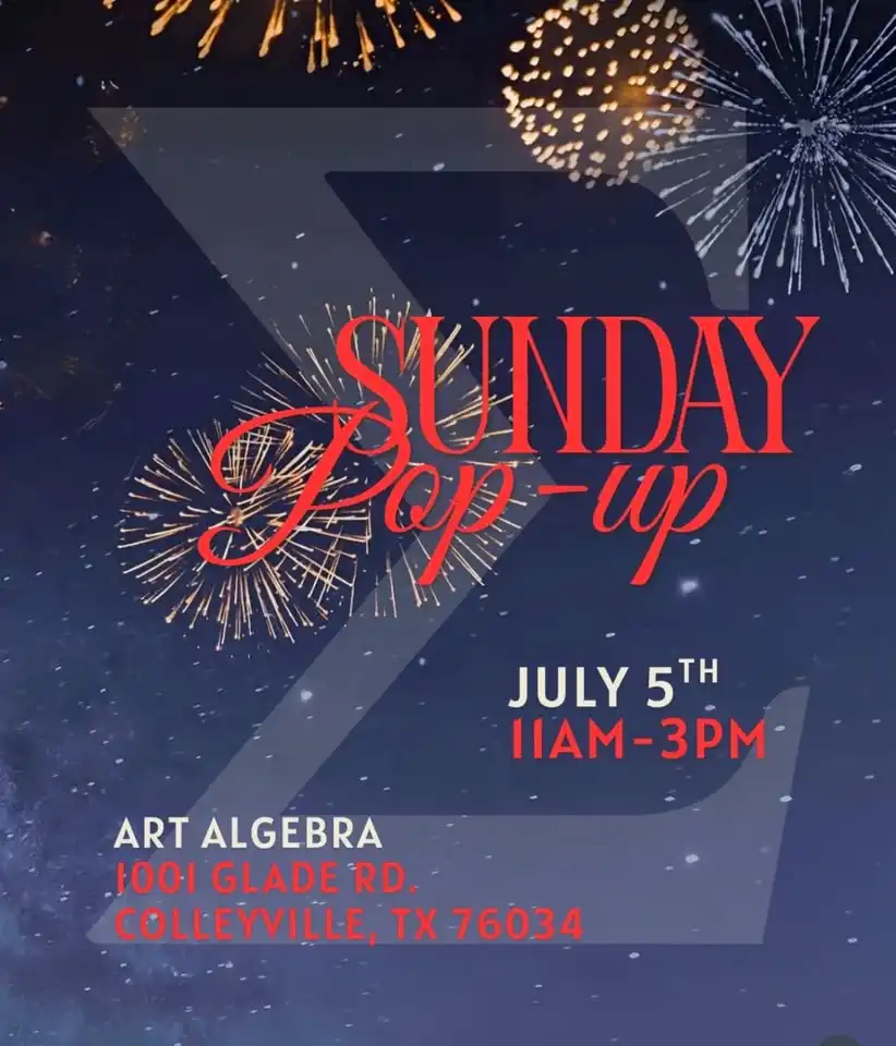 Sunday Funday Pop Up Market with Art Algebra