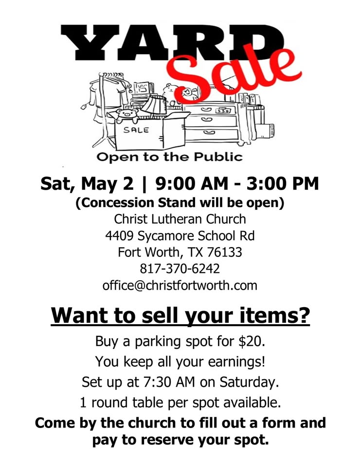 Community Yard Sale