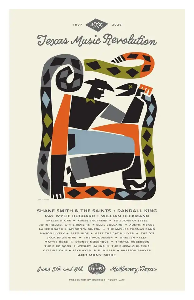 30th Texas Music Revolution presented by Burress Injury Law