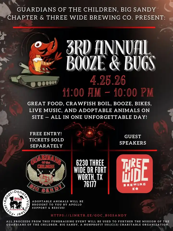 3rd Annual Booze & Bugs