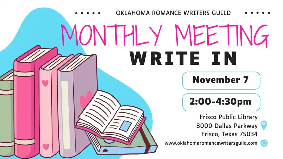 November Meeting - Oklahoma Romance Writers Guild - Dallas