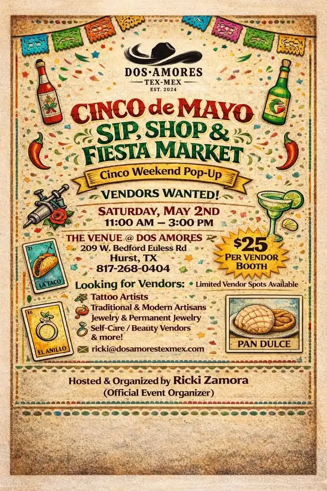 CINCO DE MAYO SIP, SHOP & INDOOR FIESTA MARKET