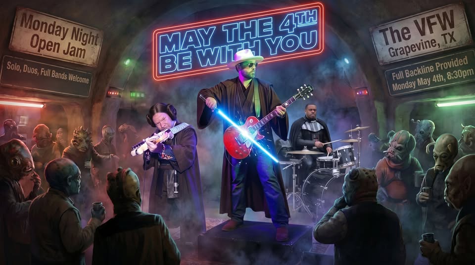 MONDAY OPEN JAM | MAY THE 4th BE WITH YOU | RICK CURCIO'S REBEL ALLIANCE BAND HOSTING