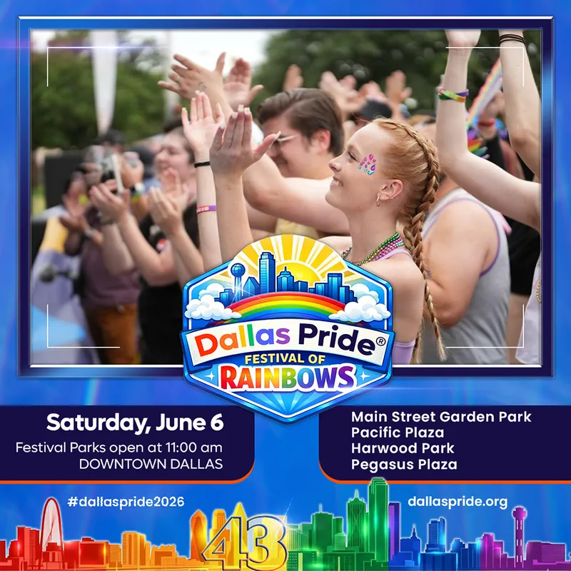 Dallas Pride 2026 Festival of Rainbows