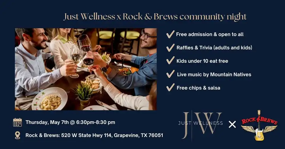 Just Wellness Community Night @ Rock & Brews