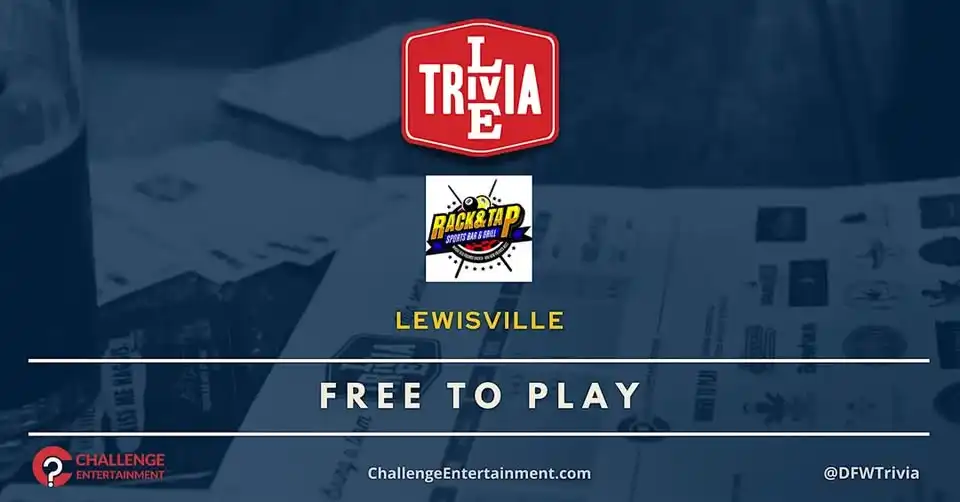 Weekly Live Trivia Nights at Rack & Tap - Lewisville